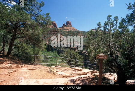Sedona - Arizona - USA Oak Creek Huckaby Trail Stockfoto