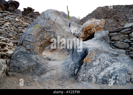 Ruinen von Quilmes Quilmes Stamm, indigenen Ruinen, Provinz Tucuman, Argentinien, Südamerika Stockfoto