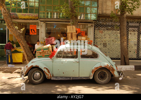 Volkswagen Käfer in Teheran Stockfoto