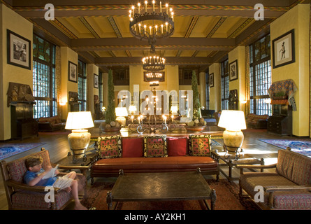 Ahwahnee Hotel Yosemite Nationalpark California Vereinigte Staaten von Amerika Stockfoto