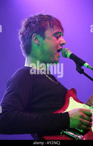 Pete Doherty in der Newcastle Arena, Newcastle upon Tyne, UK, mit seiner Band Babyshambles. 23/11/2007. Foto: Stuart Boulton Stockfoto