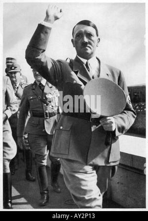 Hitler 1934 Arbeiter Rallye Stockfoto