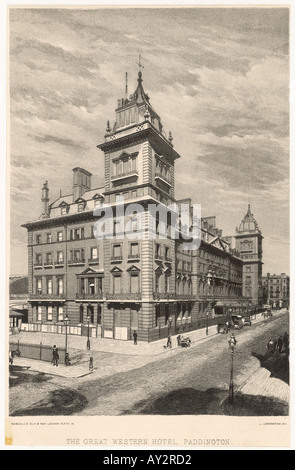 Gt-Western-Hotel 1880 Stockfoto