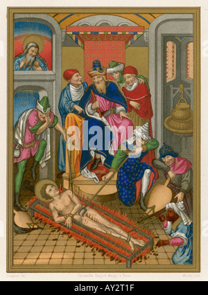 St. Laurence geröstet Stockfoto