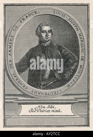 Marquis De Montcalm Stockfoto