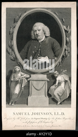 Dr. Samuel Johnson Stockfoto