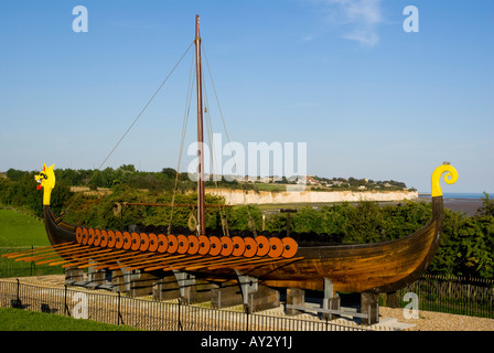 Europa Deutschland England Kent Thanet Ramsgate Hugin Wikingerschiff Stockfoto