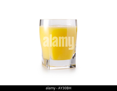 Glas Orangensaft Stockfoto