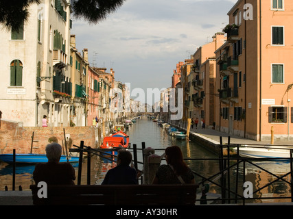 Historische Viertel Cannaregio, Venedig, Italien Stockfoto