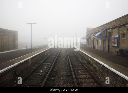 Bahnstrecke nach nirgendwo Stockfoto