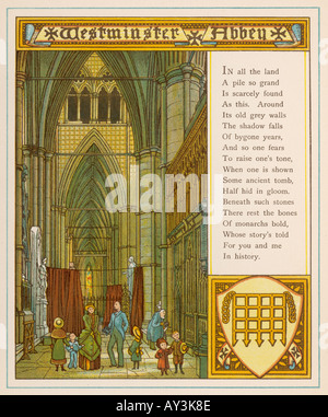 Westminster Abbey 1890 Stockfoto