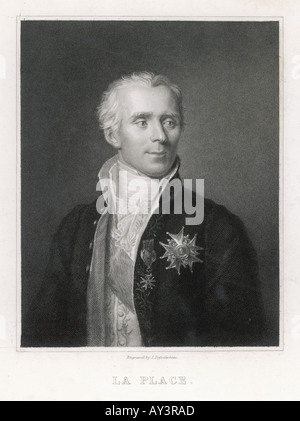 Pierre Simon De Laplace Stockfoto
