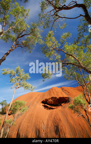 Uluru / Ayers Rock aus einem anderen Blickwinkel Stockfoto