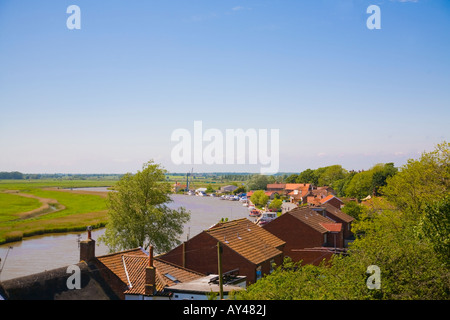 Frühling auf dem Fluß Yare und Sümpfe am Reedham Norfolk UK Stockfoto