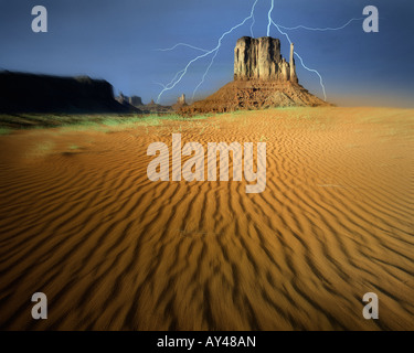 USA - ARIZONA: Monument Valley Navajo Tribal Park Stockfoto