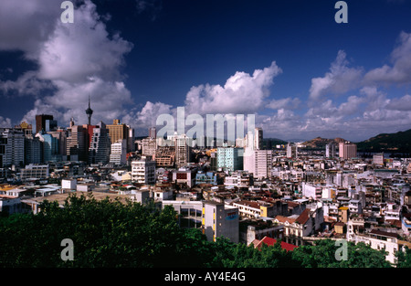 30. August 2006 - allgemeine Anzeigen von Fortaleza Do Monte von der ehemaligen portugiesischen Kolonie Macau. Stockfoto