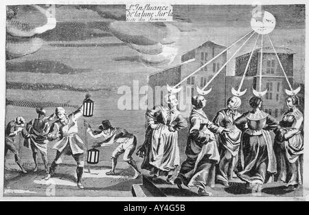 Lunare Einflüsse Stockfoto