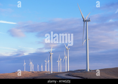 Windenergieanlagen bei Wind Farm Stockfoto