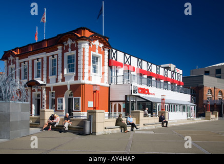 Ca. Theater an Wellingtons Waterfront, Neuseeland Stockfoto