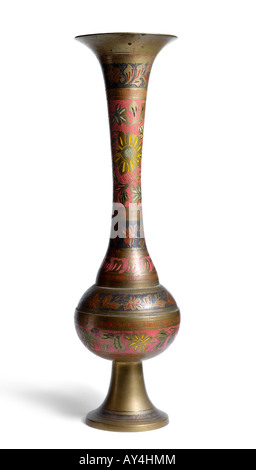 Große Vintage dekorative Blumenvase Stockfoto