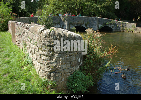 Sheepwash Brücke, Ashford in Wasser, Peak District National Park, Derbyshire Stockfoto