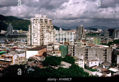 30. August 2006 - allgemeine Anzeigen von Fortaleza Do Monte von der ehemaligen portugiesischen Kolonie Macau. Stockfoto