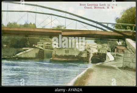 Erie-Kanal Newark Stockfoto