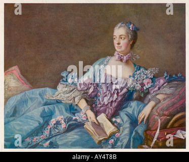 MME De Pompadour Boucher Stockfoto