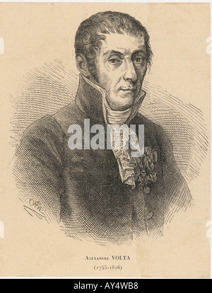 Alessandro Volta Stockfoto