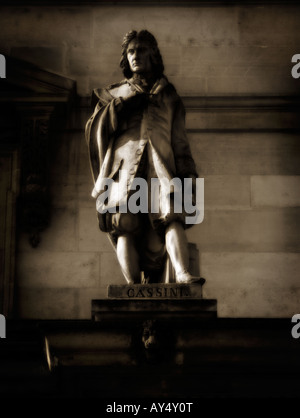 Galerie der Statuen im Innenhof des Louvre. Paris. Frankreich Stockfoto