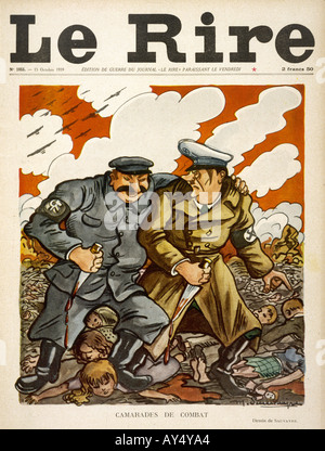 Hitler Stalin 1939 Stockfoto