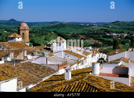 Jimena De La Frontera, weißes Dorf, Pueblo Blanco, Cádiz, Andalusien Spanien reisen abseits der ausgetretenen Pfade Stockfoto