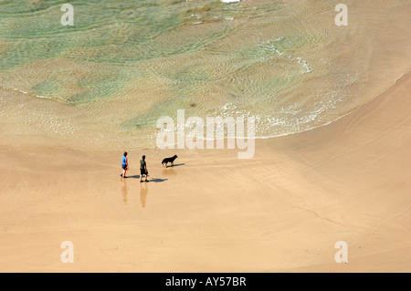 Cornwall Bedruthan Steps Strand Stockfoto