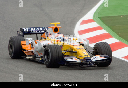 Nelson Piquet Junior fahren für das Renault Formel1 team Stockfoto