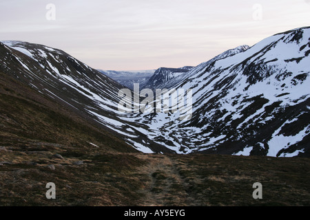 Die Lairig Ghru in den Cairngorms National Park, Schottland Stockfoto