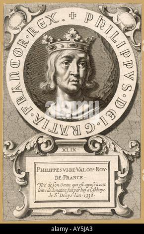 Philippe Vi De Valois Stockfoto