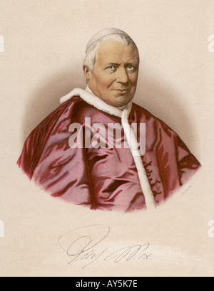 Papst Pius Ix. Stockfoto