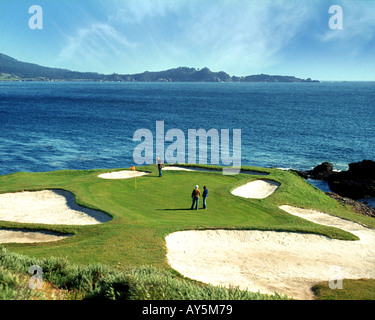 USA - Kalifornien: Pebble Beach Golf Course in Monterey Stockfoto