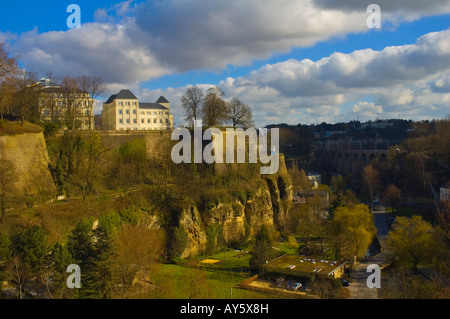 Zitadelle du St-Esprit und Zitadelle Gärten in Luxemburg Europa Stockfoto