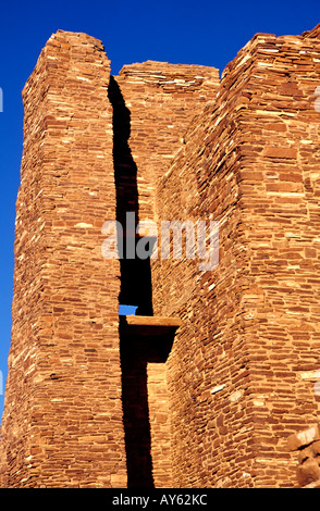 Die Mission der Verhängung von San Gregorio de Abo, Abo Ruinen, Salinas Pueblo Missionen National Monument, New Mexico. Stockfoto