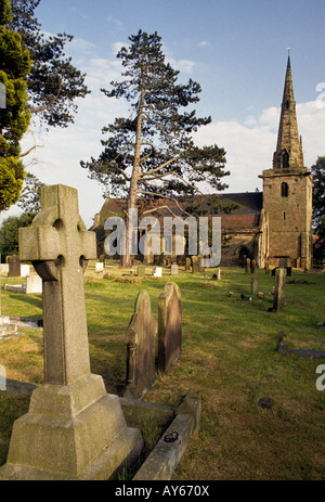 St Editha Kirche, Kirche Eaton, Staffordshire Stockfoto