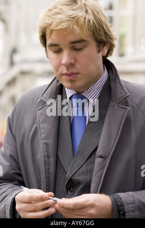 Menschen auf der Straße, London Stockfoto
