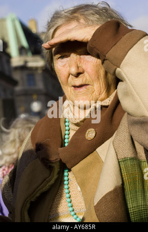 Menschen auf der Straße, London Stockfoto