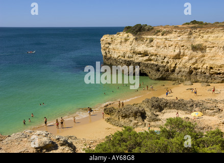 Portugal Algarve Albandeira Strand in der Nähe von Armacao de Pera Stockfoto