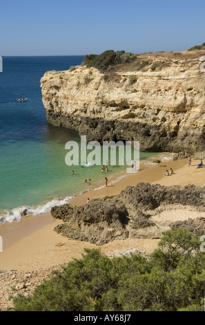 Portugal, Algarve, Albandeira Strand in der Nähe von Armacao de Pera Stockfoto