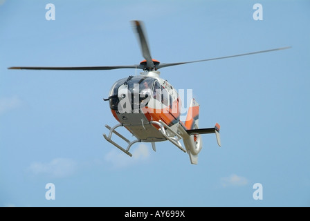 Vorderansicht des Eurocopter EC 135 Stockfoto