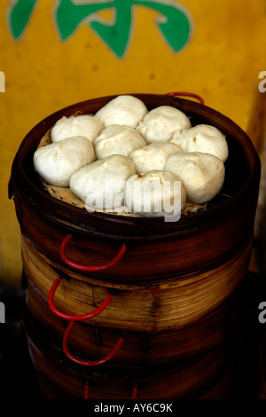 Dim Sum, Frühstück Suppen, Guangzhou, China Stockfoto