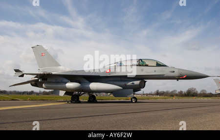 General Dynamics F-16 Fighting Falcon der königliche dänische Luftwaffe Stockfoto