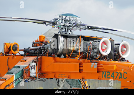 Sikorsky S-64E Skycrane den Spitznamen "Jerry" Stockfoto