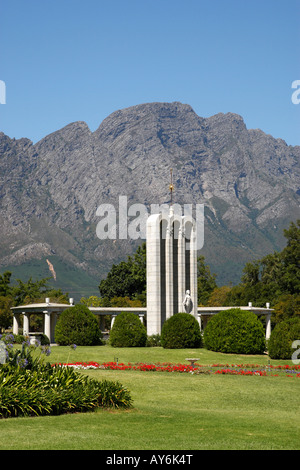 die Huguenot Denkmal Franschhoek Weinregion westlichen Kapprovinz in Südafrika Stockfoto